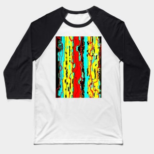 Bush Ants Abstract Digital Var 18 Further Abstracted Baseball T-Shirt